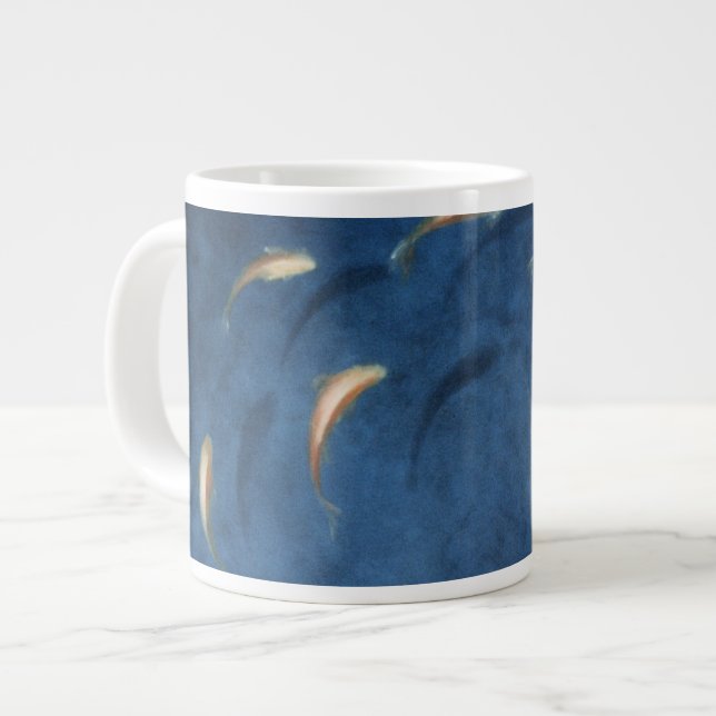 Goldfish Pool Large Coffee Mug (Front Left)