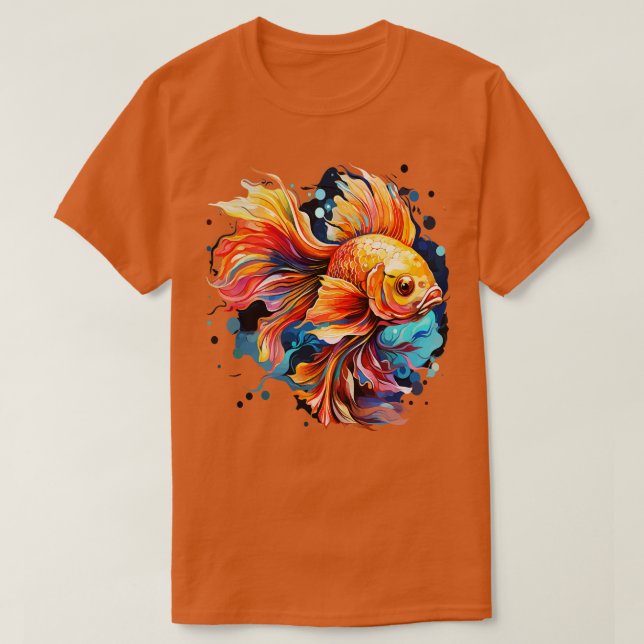 Goldfish Rainbow T-Shirt (Design Front)