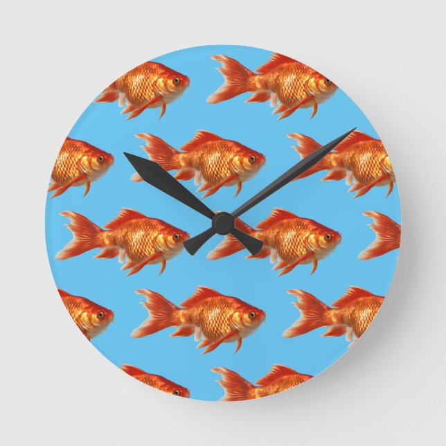 Goldfish Round Clock (Front)