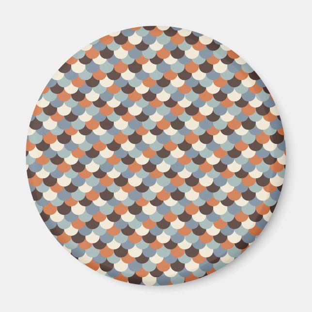 Goldfish Scales Vector Art Magnet (Front)