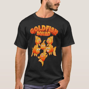 Goldfish Squad Swimming Fish Aquaristics T-Shirt