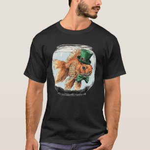 Goldfish St. Patricks Day Pattys Day Irish Leprech T-Shirt