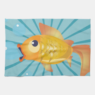 GOLDFISH TEA TOWEL