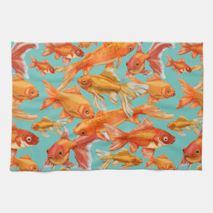 Goldfish Tea Towel