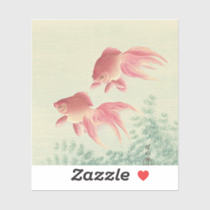 Goldfish Vintage Japanese Woodblock Print