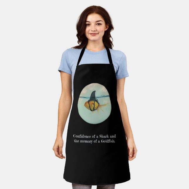 Goldfish with a Shark Fin Apron (Worn)