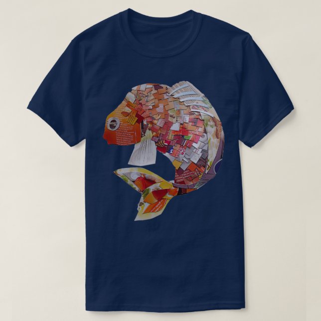 Goldfish with square scales T-Shirt (Design Front)
