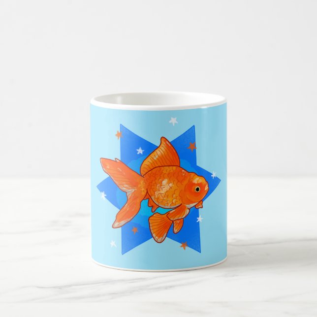 Goldfish with Stars Coffee Mug (Center)