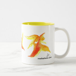 Goldfishies Two-Tone Coffee Mug