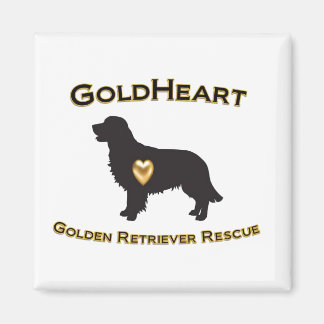 GoldHeart GRR Magnet with Gold Heart