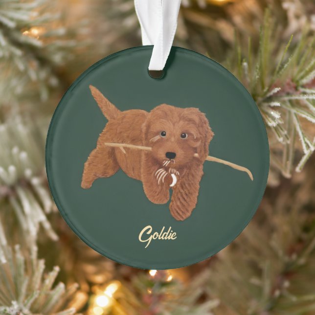 Goldie Doodle Ornament (Tree)