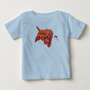 Goldie Golden Doodle Boy Baby T-Shirt