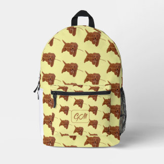 Goldie Golden Doodle Printed Backpack