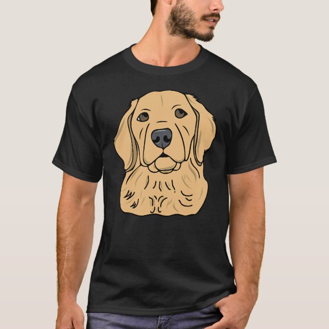 Goldie Golden Retriever 521 T-Shirt (Front)
