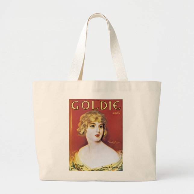 Goldie Song Large Tote Bag (Front)