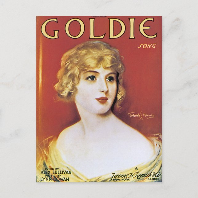 Goldie Song Postcard (Front)