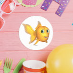 Goldie the Cartoon Cute Goldfish Coaster<br><div class="desc">Introducing Goldie the Cartoon Cute Goldfish Drink Coaster - a delightful and whimsical addition to any children's party or playful gathering! This adorable goldfish coaster will not only protect your surfaces from spills and stains, but also captivate your guests with its charming design. Made with high-quality material, Goldie the Goldfish...</div>