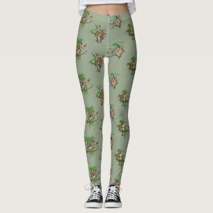 Goldies Frenzy Leggings (Green)