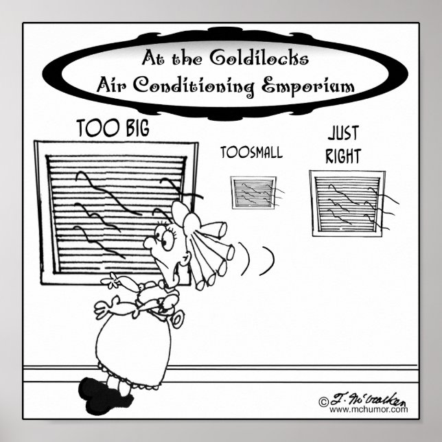 Goldilocks Air Conditioning Emporium Poster (Front)