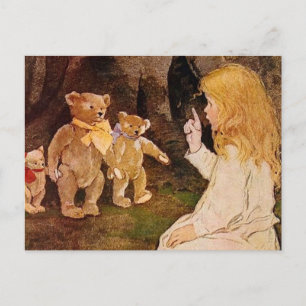 “Goldilocks and the Bears” by Jessie Willcox Smith Postcard