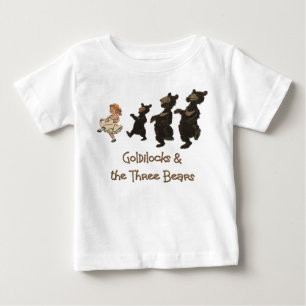 GOLDILOCKS AND THE THREE BEARS - Bears at Play Baby T-Shirt