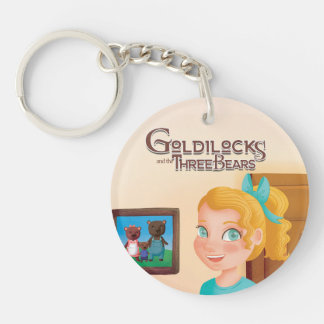 Goldilocks and the Three Bears Key Ring