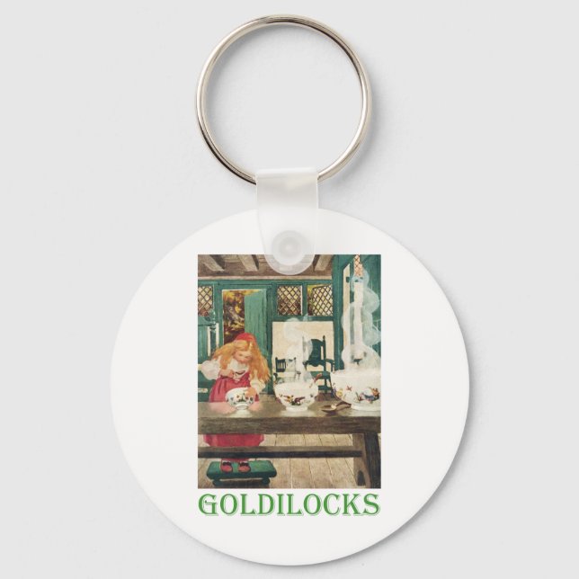 Goldilocks and the Three Bears Key Ring (Front)