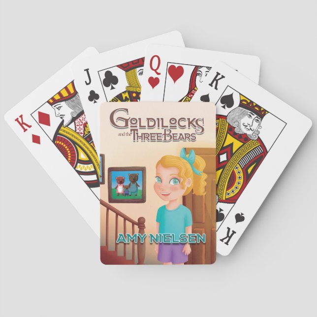 Goldilocks and the Three Bears Playing Cards (Back)