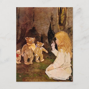 “Goldilocks and the Three Bears” Postcard