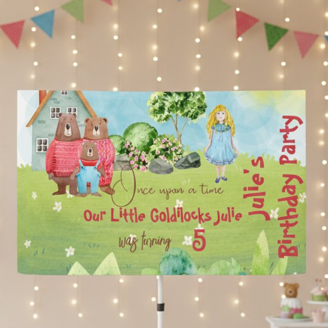 Goldilocks Birthday Banner (Creator Uploaded)