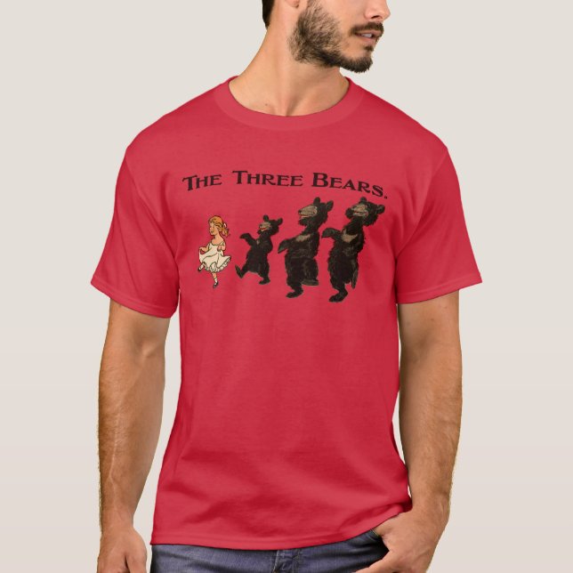 Goldilocks & The Three Bears - Children's Book T-Shirt (Front)