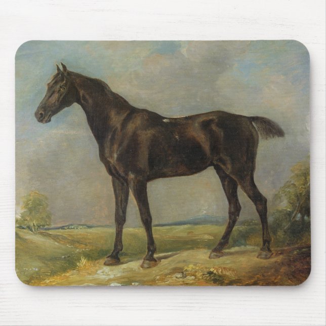 Golding Constable's Black Riding-Horse, c.1805-10 Mouse Mat (Front)