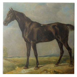 Golding Constable's Black Riding-Horse, c.1805-10 Tile