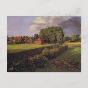 Golding Constable's Flower Garden, John Constable  Postcard