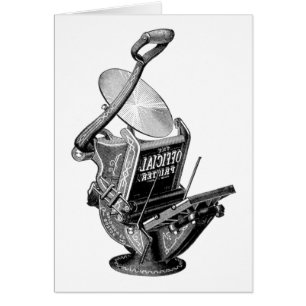 Golding Official letterpress card