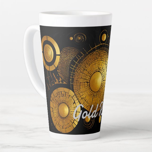 GoldRush 1 Latte Mug (Left Angle)