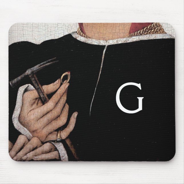 GOLDSMITH,PRECIOUS METALWORKER,GOLD JEWELRY ART MOUSE MAT (Front)