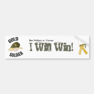 goldsoldier_icon_1B.ai Bumper Sticker