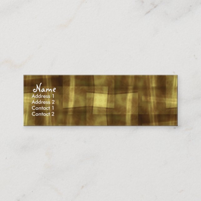GOLDY-ABSTRACT Profile Card (Front)