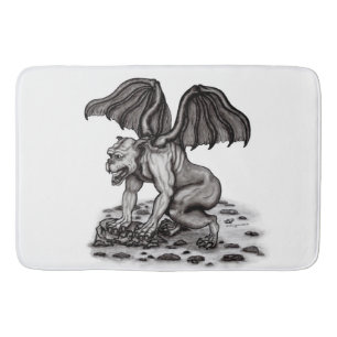 Golem Gargoyle Bath Mat