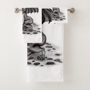Golem Gargoyle Bath Towel Set