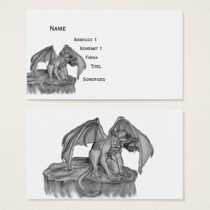 Golem Gargoyle , Black and White design