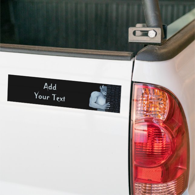 Golem Gargoyle  Bumper Sticker (On Truck)