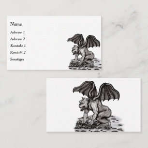 Golem Gargoyle Business Card