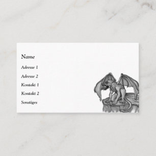 Golem Gargoyle Business Card