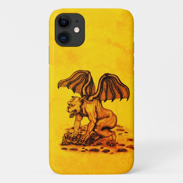 Golem Gargoyle Case-Mate iPhone Case (Back)