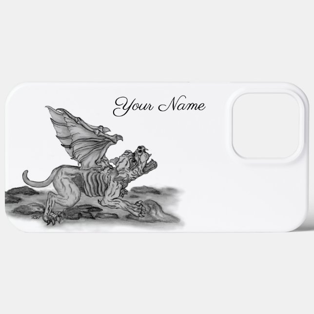 Golem Gargoyle Case-Mate iPhone Case (Back (Horizontal))