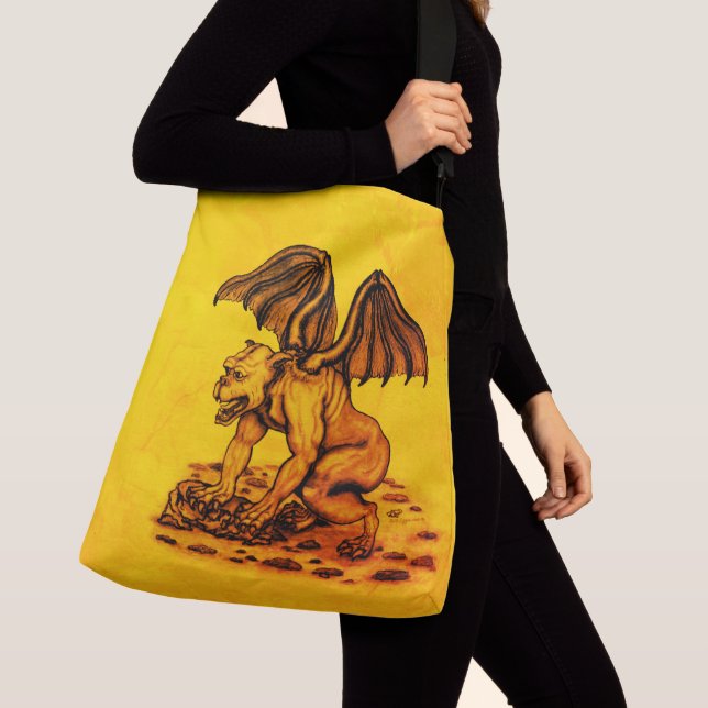 Golem Gargoyle Crossbody Bag (Close Up)