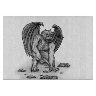 Golem Gargoyle Cutting Board