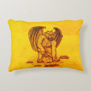 Golem Gargoyle Decorative Cushion